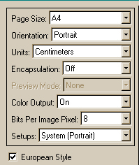 The left panel of the FSC_PSConfig graphical user interface.