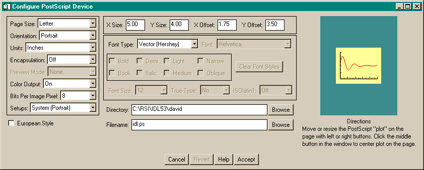 The FSC_PSConfig graphical user interface with the font information displayed.