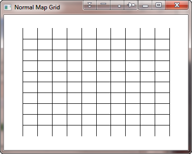 Normal map grid.