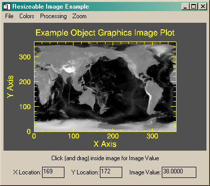 A picture of the XImage program.